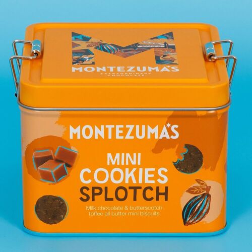 All Butter Splotch Mini Cookies with Milk Chocolate Chips & Butterscotch Flavoured Toffee Pieces 200g Tin