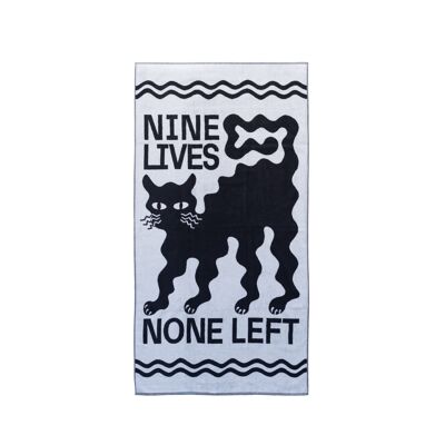 Nine Lives Beach Towel