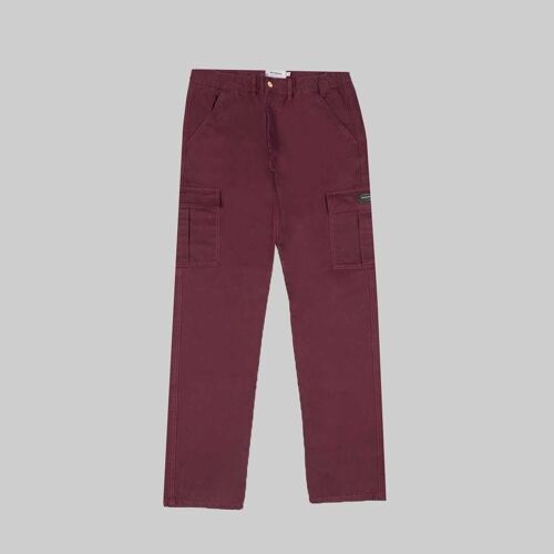 CARGO PANTS (BURGUNDY