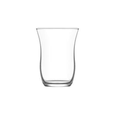 LAV 6pc Harman Glass Tea Cup Set - Clear - 95ml