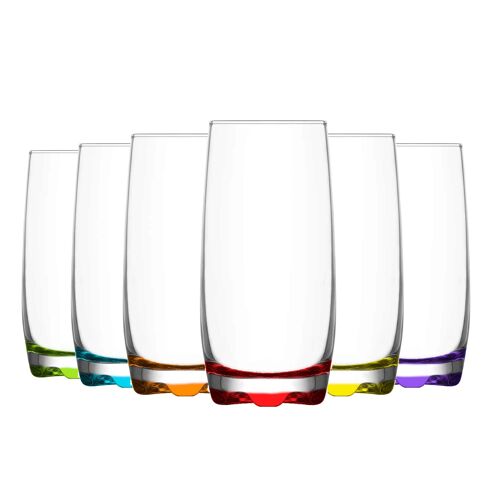 390ml Multicolour Adora Highball Glass - By LAV