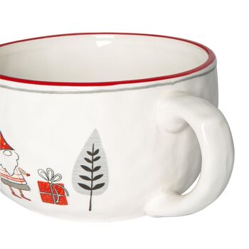 Tasse à cappuccino de Noël Nicola Spring - 500 ml - Patchwork 5