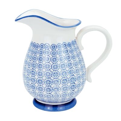 Nicola Spring Large Patterned Vase Water Jug