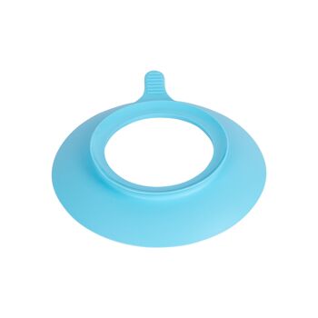 Assiette Licorne en Bambou pour Enfant Tiny Dining avec Ventouse - Bleu 8