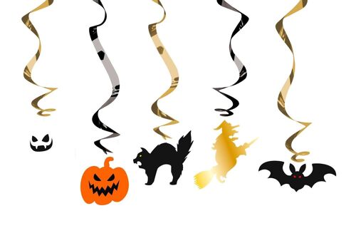 Pendants Halloween Characters - Halloween BoOo! - 5 pieces