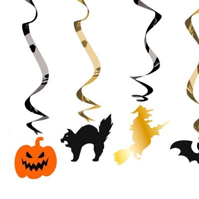Pendentifs Personnages d'Halloween - Halloween BoOo! - 5 pièces