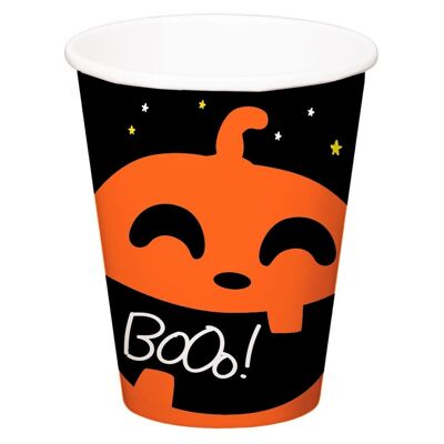 Tasses 'BoOo!' Halloween - BoOo d'Halloween ! - 250 ml - 6 pièces