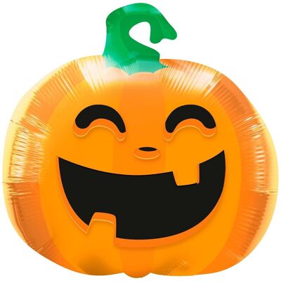 Foil Balloon Pumpkin - Halloween BoOo! - 56 cm