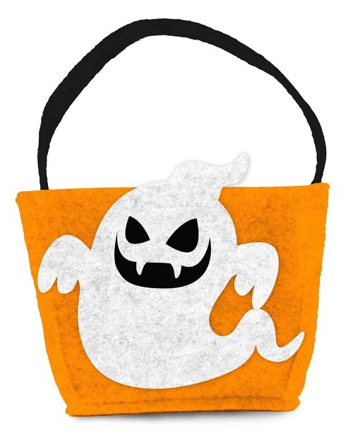 Trick or Treat Bag Felt Ghost - BoOo! - 27x20x10 cm
