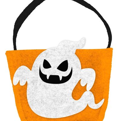 Trick or Treat Bag Felt Ghost - BoOo! - 27x20x10 cm