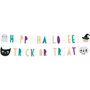 Guirlandes lettres Happy Halloween - 2 pièces