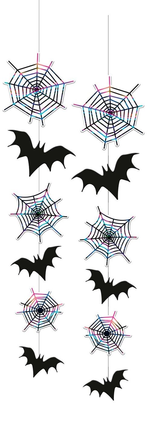 Hanging decoration Happy Halloween 70cm - 2 pieces