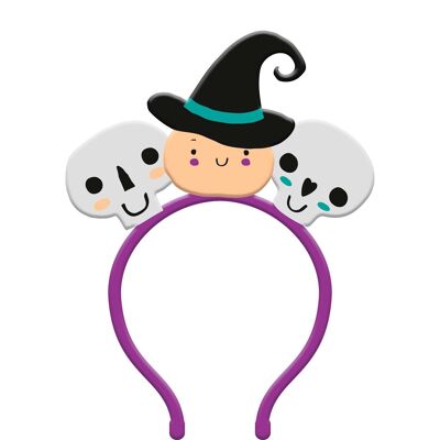 Tiara Feliz Halloween Bruja