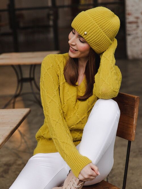 Hat VALERIA yellow