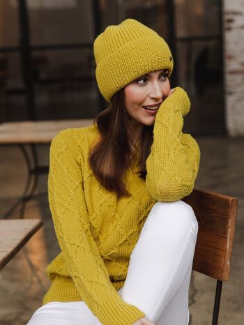 Chapeau VALERIA jaune 6