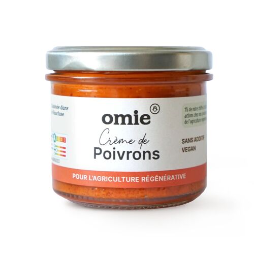 Crème de poivron bio - à l'huile d'olive vierge extra - 90 g