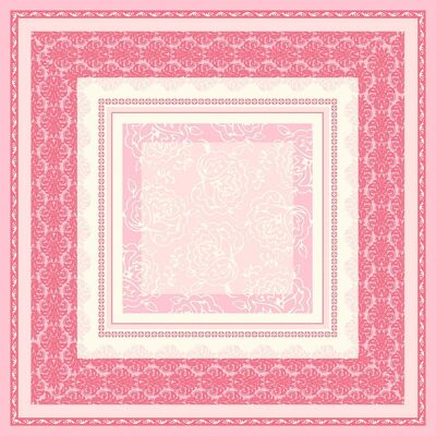 Tablecloth Thea in old pink from Linclass® Airlaid 80 x 80 cm, 20 pieces