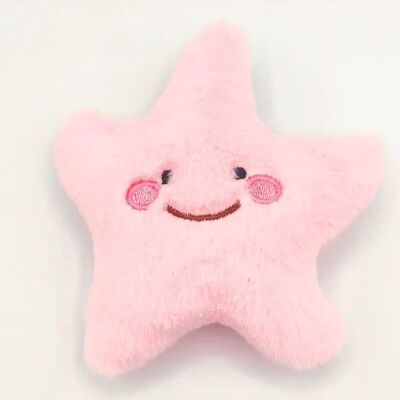Mini jouet étoile de mer rose - 10cm
