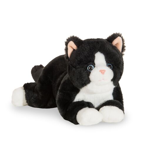 Schlenkerkatze schwarz 30 cm - Plüschtier - Stofftier