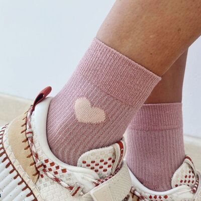 Socken – Les Adele Pastellrosa