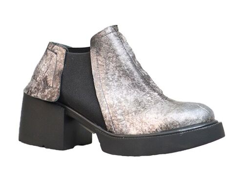 women Leather shoes SCOOTER SILVER AW23 PAPUCEI