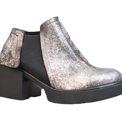 Zapatos de piel mujer SCOOTER PLATA AW23 PAPUCEI
