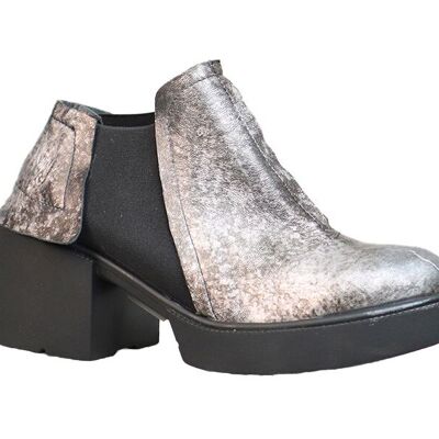 Chaussures en cuir femme SCOOTER ARGENT AW23 PAPUCEI