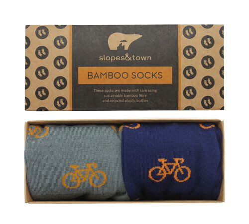 small gift box with 2 socks - choose your colour!