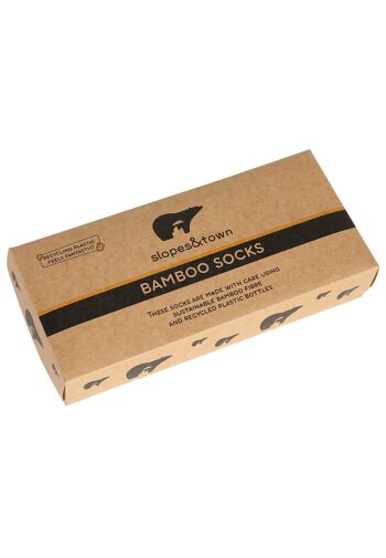 Chaussettes Bambou Rayures Edition Vert/violet/noir 6