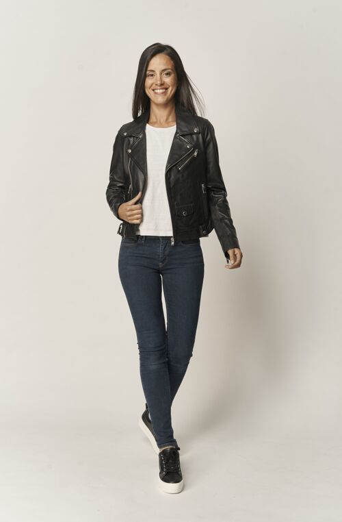 Blouson en cuir style perfecto SHANNON