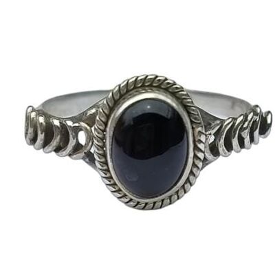 Black Onyx Gemstone 925 Sterling Silver Handmade Ring