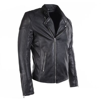 Blouson en cuir style perfecto SEAN