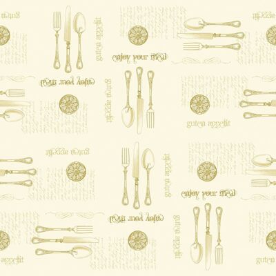 Tablecloth Elisabeth in gold champagne from Linclass® Airlaid 80 x 80 cm, 20 pieces