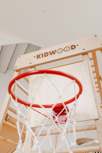 Accessoires de cadre d'escalade Kidwood - Panier de basket, jouets d'activité, décoration de chambre d'enfant 2