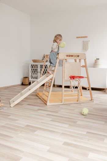Accessoires de cadre d'escalade Kidwood - Panier de basket, jouets d'activité, décoration de chambre d'enfant 3