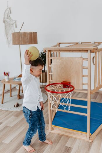Accessoires de cadre d'escalade Kidwood - Panier de basket, jouets d'activité, décoration de chambre d'enfant 5
