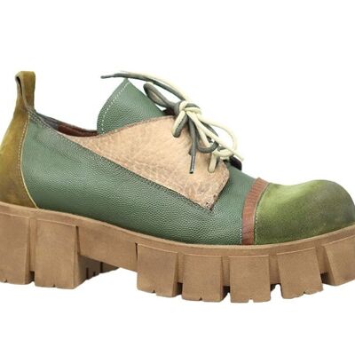 donna Scarpe in pelle TOWSER GREEN AW23 PAPUCEI