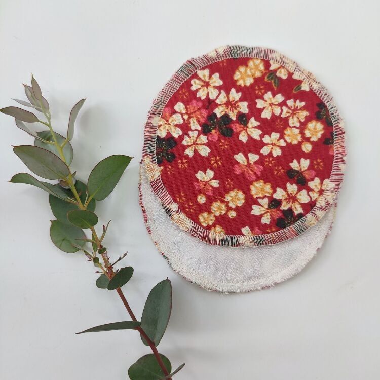 Salviettine double face (cotone stampato + spugna Tencel®) ipoallergeniche