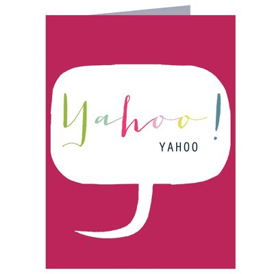 TWB11 Mini-Glückwunschkarte „Yahoo“