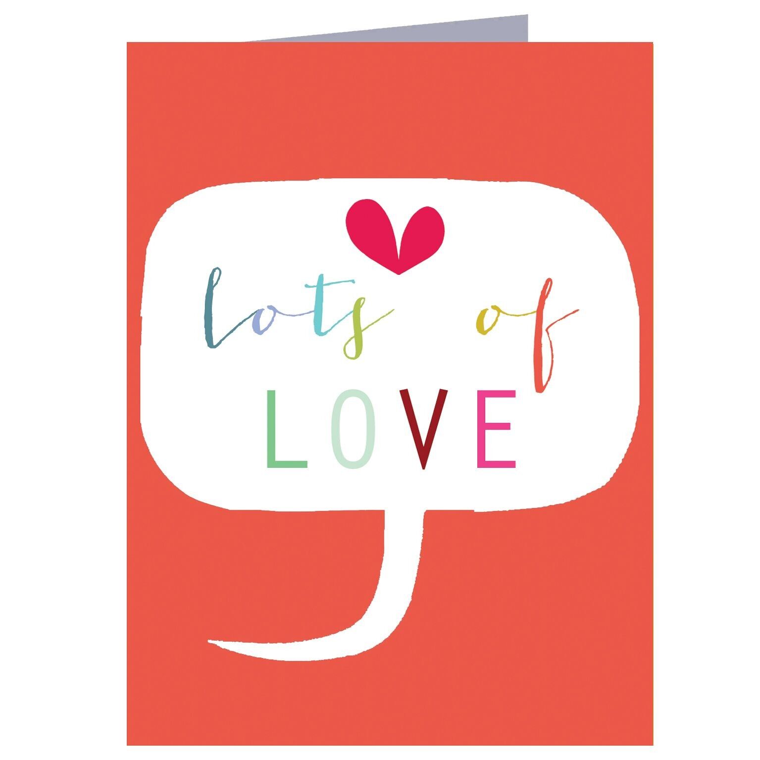 TWB13 Mini Lots Of Love Card