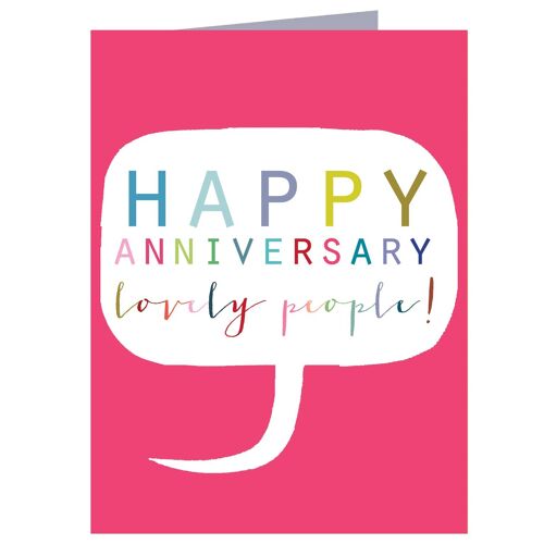 TWB17 Mini Happy Anniversary Card