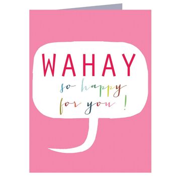 Carte de félicitations TWB18 Mini Wahay 1