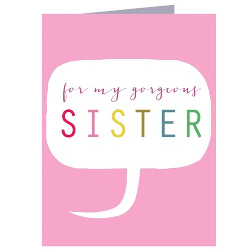 TWB19 Mini Gorgeous Sister Card