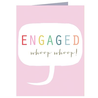 TWB20 Mini Engagement Congratulations Card