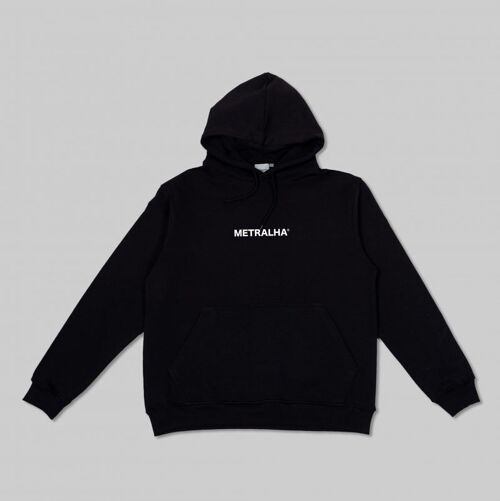 METRALHA WORLDWIDE HOODIE LOGO (Black)