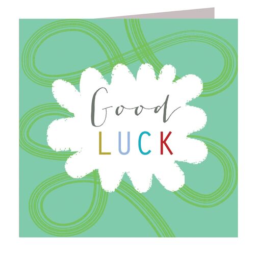 WO19 Good Luck Greetings Card