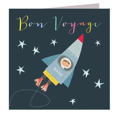 WO28 Carte de vœux Bon Voyage