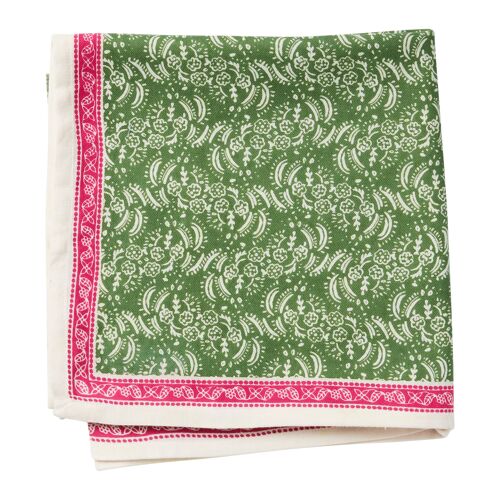 Foulard imprimé Bandana Vert Herbe