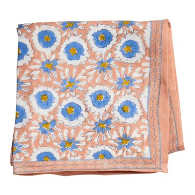 "Indian Flowers" printed scarf Margotte Siena