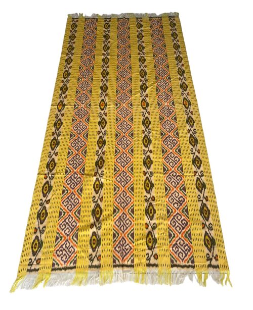 Single ikat carpet from Java
